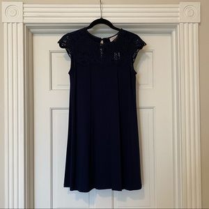 Loft Outlet Navy Blue Dress